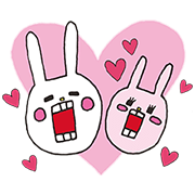 UH Gets a New Friend! UH Gets a New Friend! Sticker for LINE & WhatsApp | ZIP: GIF & PNG
