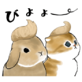 Usa and Nyan Animated Stickers