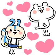 Yurukuma × Leopalis-kun Yurukuma × Leopalis-kun Sticker for LINE & WhatsApp | ZIP: GIF & PNG