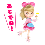 Blythe Doll Sticker for LINE & WhatsApp | ZIP: GIF & PNG