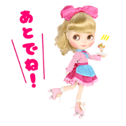 Blythe Doll Blythe Doll Sticker for LINE & WhatsApp | ZIP: GIF & PNG