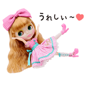 Blythe Doll 3 Sticker for LINE & WhatsApp | ZIP: GIF & PNG