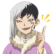 Dr.STONE 2nd Sticker for LINE & WhatsApp | ZIP: GIF & PNG