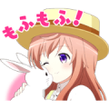 Is the order a rabbit?? Mocha Sticker for LINE & WhatsApp | ZIP: GIF & PNG