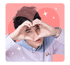 Mario Maurer Sticker for LINE & WhatsApp | ZIP: GIF & PNG