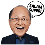 Mario Teguh's Super Greeting Sticker for LINE & WhatsApp | ZIP: GIF & PNG