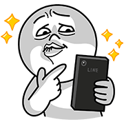 Moon Funny Face Part 2 Sticker for LINE & WhatsApp | ZIP: GIF & PNG