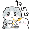 Munkaew Funny Cat V.6 Sticker for LINE & WhatsApp | ZIP: GIF & PNG