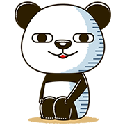 Panda-Ichiro Stickers Panda-Ichiro Stickers Sticker for LINE & WhatsApp | ZIP: GIF & PNG