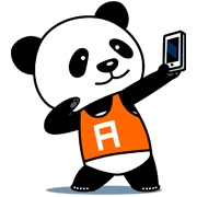 Panda-Ichiro fromA Panda-Ichiro fromA Sticker for LINE & WhatsApp | ZIP: GIF & PNG
