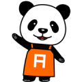 Panda-Ichiro fromA navi Sticker for LINE & WhatsApp | ZIP: GIF & PNG