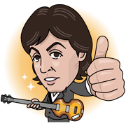 Paul McCartney Sticker for LINE & WhatsApp | ZIP: GIF & PNG