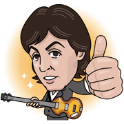 Paul McCartney Paul McCartney Sticker for LINE & WhatsApp | ZIP: GIF & PNG