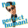 Perfect Human Singing Stickers Sticker for LINE & WhatsApp | ZIP: GIF & PNG