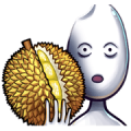 Rice and Durian and Friends Sticker for LINE & WhatsApp | ZIP: GIF & PNG
