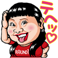 Round 1 & Yoshimoto Comedians Vol.4 Sticker for LINE & WhatsApp | ZIP: GIF & PNG
