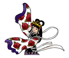 SANGOKUSHI SANGOKUSHI Sticker for LINE & WhatsApp | ZIP: GIF & PNG