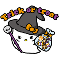 Sanrio Happy Ghost Town Sticker for LINE & WhatsApp | ZIP: GIF & PNG