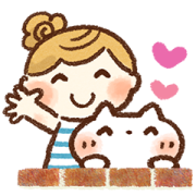 Sweet Healing Thank You Stickers Sticker for LINE & WhatsApp | ZIP: GIF & PNG