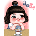 VIOLET Big Stickers Sticker for LINE & WhatsApp | ZIP: GIF & PNG
