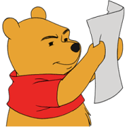 Winnie the Pooh Whimsical Stickers Sticker for LINE & WhatsApp | ZIP: GIF & PNG