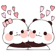 Yururin Panda: On the Move 2 Sticker for LINE & WhatsApp | ZIP: GIF & PNG