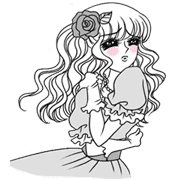 Miss. Elegant Miss. Elegant Sticker for LINE & WhatsApp | ZIP: GIF & PNG