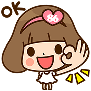 86Shop & Kinoko (Daily Life) Sticker for LINE & WhatsApp | ZIP: GIF & PNG