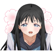 AKEBI's sailor uniform Sticker for LINE & WhatsApp | ZIP: GIF & PNG
