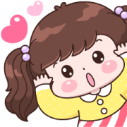 Boobib Big Cute Sticker for LINE & WhatsApp | ZIP: GIF & PNG