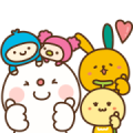 DAIFUKU×Meiji Yasuda Life Sticker for LINE & WhatsApp | ZIP: GIF & PNG