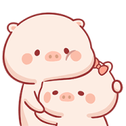 PiggyMengMeng 2 Sticker for LINE & WhatsApp | ZIP: GIF & PNG