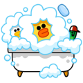SALLY, LEONARD & EDWARD: Together Again Sticker for LINE & WhatsApp | ZIP: GIF & PNG