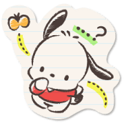 SANRIO CHARACTERS: Notebook Boys Sticker for LINE & WhatsApp | ZIP: GIF & PNG