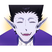 The Vampire Dies in No Time: Draluc Sticker for LINE & WhatsApp | ZIP: GIF & PNG