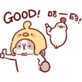 Fattubo - Happy Zoo Dynamic Sticker 10 Sticker for LINE & WhatsApp | ZIP: GIF & PNG