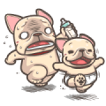 French Bulldog PIGU-Animated Stickers 28 French Bulldog PIGU-Animated Stickers 28