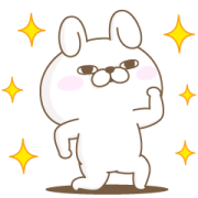 Sticker Day 2022: Rabbit and Bear 100% Sticker for LINE & WhatsApp | ZIP: GIF & PNG