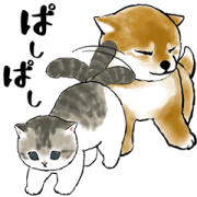 Animated Shiba and Nyan Sticker for LINE & WhatsApp | ZIP: GIF & PNG