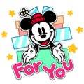 Mickey and Friends Pop-Up Stickers Sticker for LINE & WhatsApp | ZIP: GIF & PNG