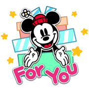 Mickey and Friends Pop-Up Stickers Sticker for LINE & WhatsApp | ZIP: GIF & PNG