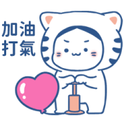 Luoluoloveyou: Kitty Energy Stickers Luoluoloveyou: Kitty Energy Stickers Sticker for LINE & WhatsApp | ZIP: GIF & PNG