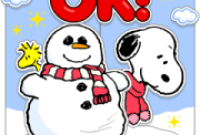 Snoopy Winter Pop-Up Stickers Sticker for LINE & WhatsApp | ZIP: GIF & PNG