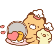 gudetama & Littlepopcorn Sticker for LINE & WhatsApp | ZIP: GIF & PNG