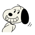 Animated Snoopy Retro Stickers