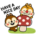 Chip 'n' Dale by Tomoko Ishii Sticker for LINE & WhatsApp | ZIP: GIF & PNG