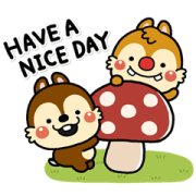 Chip 'n' Dale by Tomoko Ishii Sticker for LINE & WhatsApp | ZIP: GIF & PNG