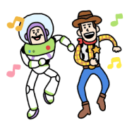 Keta-Toy Story Sticker for LINE & WhatsApp | ZIP: GIF & PNG