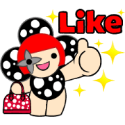LOUIS VUITTON × YAYOI KUSAMA Sticker for LINE & WhatsApp | ZIP: GIF & PNG