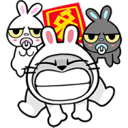 Meow Zhua Zhua - Part.25-CNY Sticker for LINE & WhatsApp | ZIP: GIF & PNG